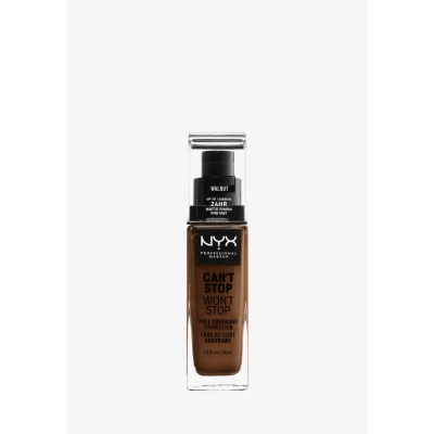 Image de Nyx Professional Makeup CAN&#039;T STOP WON&#039;T Foundation Fond de teint, Femme, Taille: 30 ml, 22.3 walnut