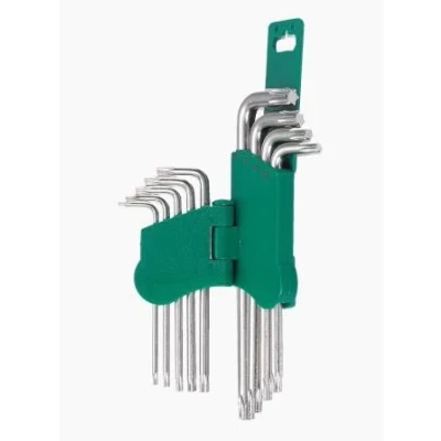 Image de Jeu de clés TORX TAMPER HANS 9 pièce (T10 T50) mit Öffnung, lang