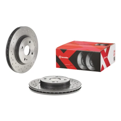 Image de BREMBO 09.A968.1X Disque de frein 258 23 4 percé/revêtement int. revêtu MAZDA: 2 3/5 portes