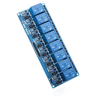 Image de ELEGOO Module Relais 5V DC 8 Canaux avec Optocoupleur Channel Relay pour Mega 1280 DSP Arm PIC AVR STM32