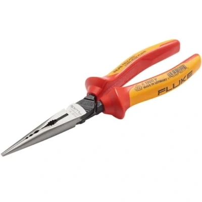 Image de Fluke Pince à long bec avec lame latérale isolée, 8 in, 200 mm, 1 000 V
