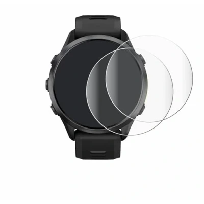 Image de brotect Protection Intégrale 3D Incurvé pour Garmin Forerunner 970 (2 Pièces) Couverture Complète, Film Écran