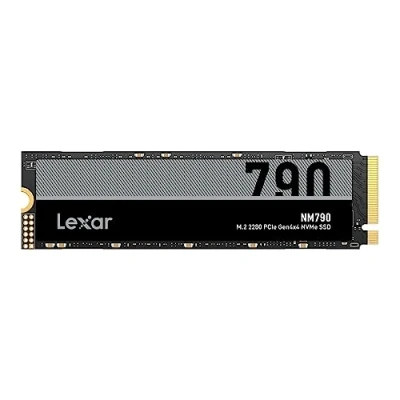 Image de Lexar NM790 SSD interne 4To, M.2 2280 PCIe Gen4x4 NVMe 1.4 SSD, Jusqu&#039;à 7400 Mo/s en lecture, 6500 écriture, pour PS5, les Passionnés de PC et Joueurs (LNM790X004T RNNNG)