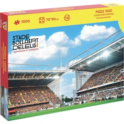 Image de Megableu Puzzle Photo Stade Bollaert Delelis RC Lens, 678279, Multicolor