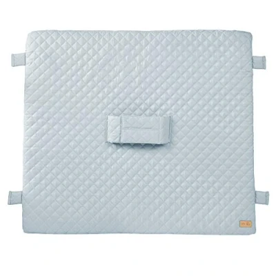 Image de roba Matelas à Langer Imperméable 85 x 75 cm Style avec Ceinture de Maintien 4 Attaches pour le Fixer la Table Sans Phtalate Facile Nettoyer Bleu Clair