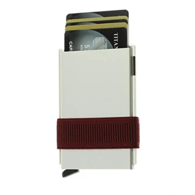 Image de Secrid Cardslide Moneyband Bordeaux Portemonnee S CS White