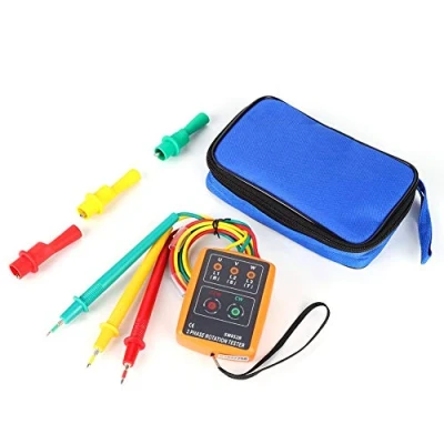 Image de Testeur de séquence,SM 852B 3 Phase 60V 600V AC d&#039;indicateur rotation d&#039;ordre séquence 20Hz 400Hz