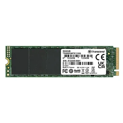 Image de SSD interne TRANSCEND 110Q 500 GB M.2 PCIe NVMe 3.0 x4 QLC 3D NAND