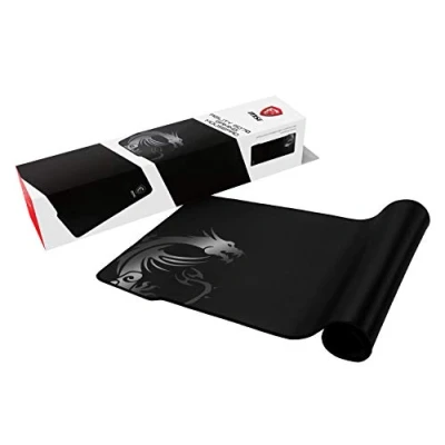 Image de MSI Agility GD70 Tapis de Souris Gaming Étendu XXL, Surface en Tissu Soyeux, Bords à Coutures Douces, Base Antidérapante 900 x 400 3mm