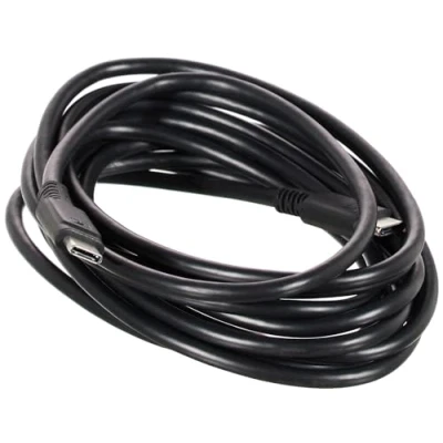 Image de Sennheiser Profile Câble d&#039;alimentation USB C de 3m pour micros professionnels des podcasts en streaming avec le microphone profil et jeu Noir (700103)
