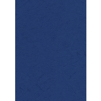 Image de Pavo Reliure en similicuir format a4, 250 g/m ², lot de 100 bleu foncé