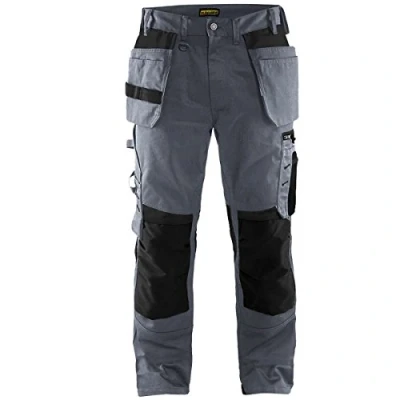 Image de Blaklader 15551860 Pantalon d&#039;artisan, Gris/noir, taille C46