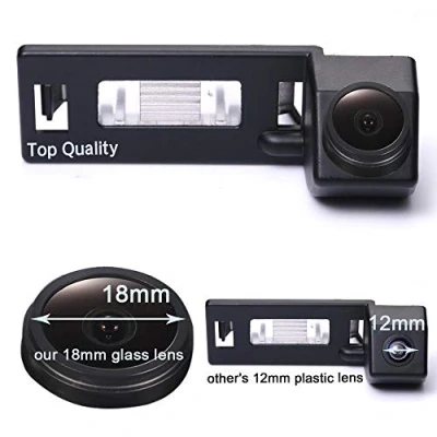 Image de 1280x720 Pixels 1000 TV Lines Vue Arrière de Voiture Vision Camera Recul Auto étanche Replacement for Audi A1 A4 A5 S5 Cabriolet TT Q5 Imperméable Nocturne