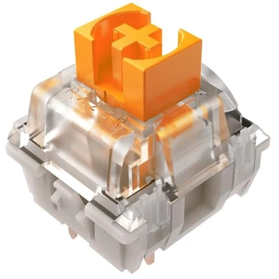 Image de Razer Mechanical Switches Pack Yellow Linear switch ((3e Gén, Logement de transparent avec lentille LED, Jusqu&#039;à 100 millions frappes, Connecteurs à 3 broches polyvalents)