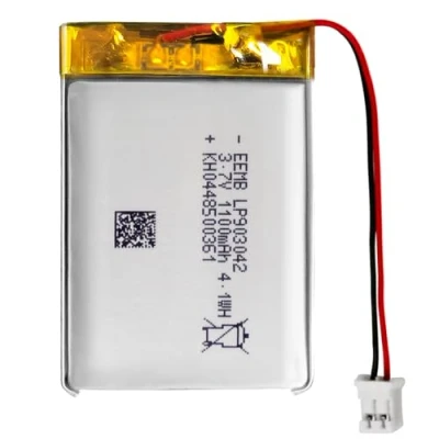 Image de EEMB Batterie Lithium polymère 3,7V 1100mAh 903042 Rechargeable lipo avec connecteur JST VXI Blue Parrott vérifier la polarité de l&#039;équipement et du Avant l&#039;achat