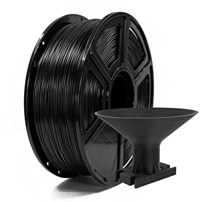 Image de FLASHFORGE Filament ASA 1.75mm, Filaments pour imprimante 3D 1kg Spool Précision dimensionnelle +/ 0.02mm, sans fumée et odeur (Noir, ASA)