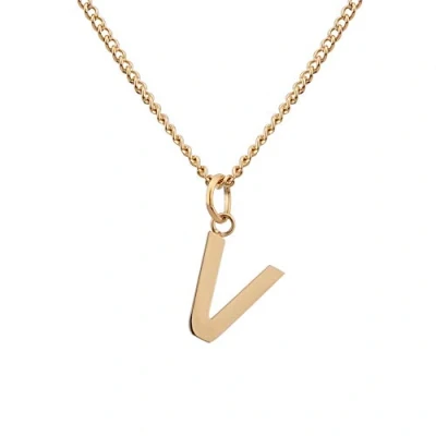 Image de GD GOOD.designs EST. 2015 Collier avec Pendentif Lettre V