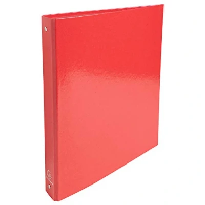Image de Exacompta réf. 519295E Carton de 10 classeurs rigides Iderama 4 anneaux ronds diamètre 30 mm Dos 40 Dimensions extérieures : 32 x 26 cm Format à classer A4 Coloris rouge