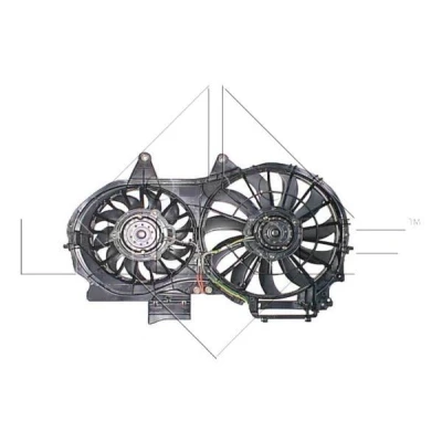 Image de NRF 47205 ventilateur Moteur 380 12 320/200 avec cadre du de radiateur (encadrement) AUDI: A4 B7 Avant, B6 A6 C5 Avant
