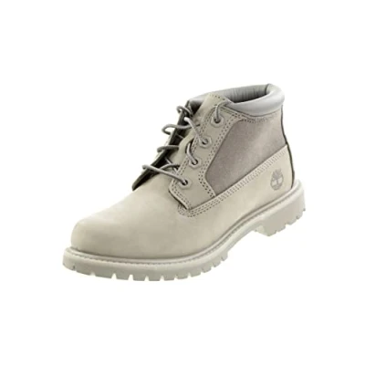 Image de Timberland Femme Nellie Chukka Leather SDE Bottes, Gris Medium Grey Nubuck, 39 EU