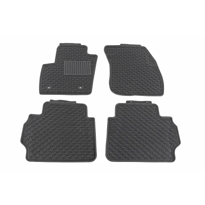 Image de VAICO V25 2356 Ensemble de tapis sol Caoutchouc avant et arrière 4 noir Sur mesure FORD: Mondeo 5 Limousine,