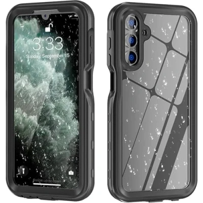 Image de MP+ coque de protection pour Samsung A15 5G, boîtier étanche IP68, joint intégral du corps, résistant à la poussière et aux chocs, natation, sous marine avec