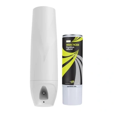 Image de Pack Diffuseur et Aérosol 400 ML Pyrèthre Naturel Insecticide Mouches Moustiques Insectes Volants Rampants