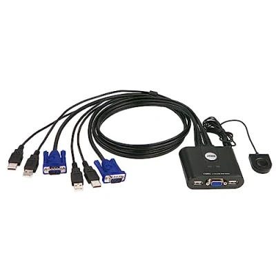 Image de Aten CS22U Switch KVM VGA/USB Multiplateformes