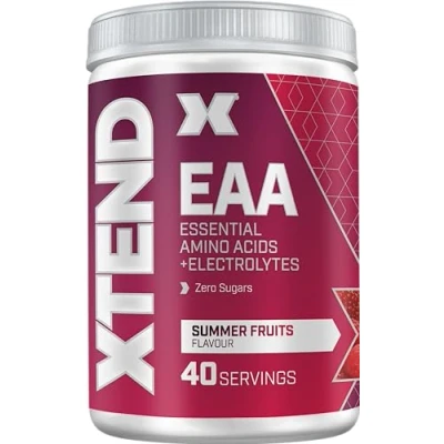 Image de XTEND EAAs 40 portions pour l&#039;hydratation et la performance physique Hydrate, répare, récupère 9 acides aminés essentiels + électrolytes ajoutés Fruits d&#039;été