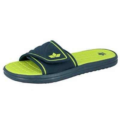 Image de Lico Barracuda V, Chaussures de Plage &amp; Piscine Mixte, Bleu (Marine/Lemon Marine/Lemon), 34 EU