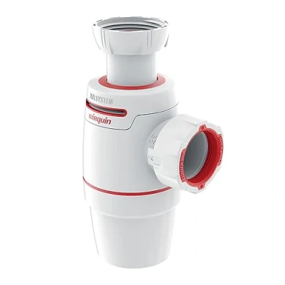 Image de Wirquin 30722144 Siphon lavabo Néo D32 zéro fuite, blanc