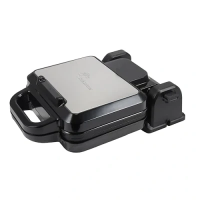 Image de LITTLE BALANCE 8805 Flip Gaufres, Gaufrier électrique, rotatif, Socle Véritables gaufres belges, Sans PFAS, Antiadhésif, Voyant lumineux, 1200 W, Noir