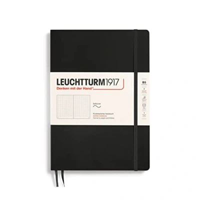 Image de LEUCHTTURM1917 349298 Carnet Composition (B5), couverture souple, 123 pages numérotées, pointillés, noir