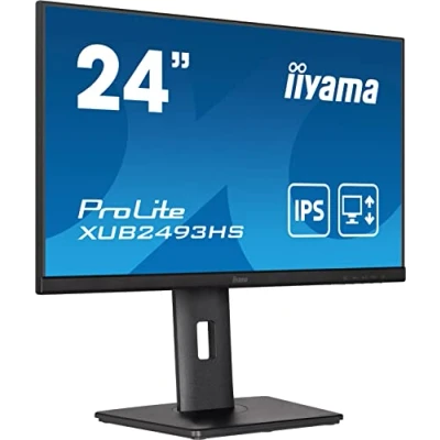 Image de iiyama ProLite XUB2493HS B5 LED display 60,5 cm (23.8 ) 1920 x 1080 pixels Full HD Noir Neuf