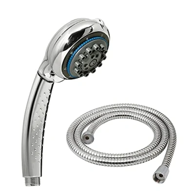 Image de Gedy G Speedy 00 Douchette Universelle avec 8 Jets, Flexible de 150 cm, Finition chromée, Filtre Douche Inclus, Unica