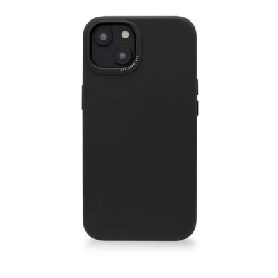 Image de Coque Decoded iPhone 14 Plus Cuir pleine fleur Compatible MagSafe Noir