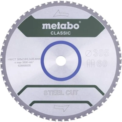 Image de METABO 628651000 Hoja de sierra Steel Cut Classic 165x20 mm dientes 40 FZFA/FZFA 4 /B