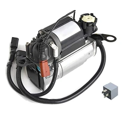 Image de NSGMXT Pompe de compresseur suspension pneumatique avec relais Compatible A8 S8 Quattr0 5.2l, 6.0l 4E0 616 007 C 005 E G A 4154033090