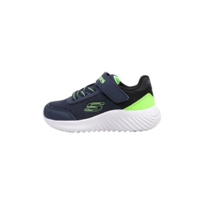 Image de Skechers Bounder Basket, Navy/Lime, 27 EU