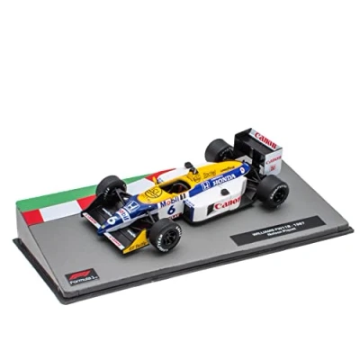 Image de OPO 10 Voiture Miniature Formule 1 1/43 Compatible avec Williams FW11B Nelson Piquet 1987 F1 FD054