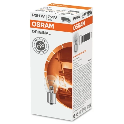 Image de OSRAM ORIGINAL LINE 7511 Ampoule, feu clignotant 24 21 P21W MERCEDES BENZ: T2/LN1 Сamion à Plateau/Сhâssis, ACTROS MP4, AROCS
