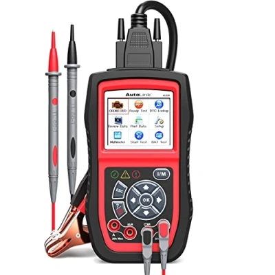 Image de Autel AL539B Scanner OBD2, Lecteur de Code 3 en 1, Testeur Batterie Avomètre pour Batteries 12 Volts, Diagnostic OBDII Complet et Test des Systèmes Démarrage Charge du Circuit