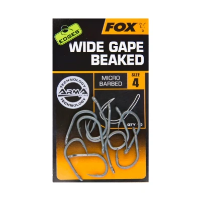 Image de Fox Edges Armapoint Wide Gape Beaked Micro Ardillon 10pcs Maat : Size 4