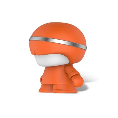 Image de Xoopar Mini Enceinte Bluetooth Portable Xboy Lumineuse LED Son Puissant 360 Télécommande Selfie Intégrée (Orange)