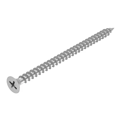 Image de SECCARO Lot de 100 vis à bois pour panneaux d&#039;aggloméré 5 x mm en acier inoxydable V2A VA A2 avec filetage complet, cruciforme/PZ