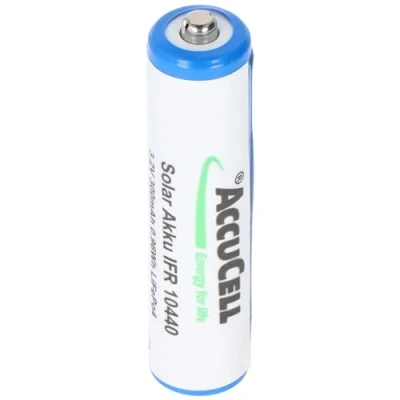 Image de Batterie solaire Ifr 10440 200 mAh Lithium LiFePo4 3,2 V avec tête ungeschützt 44,1 x 10,1 mm
