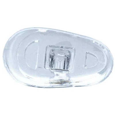 Image de Lot de 2 paires (4 pièces) coussinets pour lunettes Système vis en silicone Différentes tailles (gouttes 11 mm)
