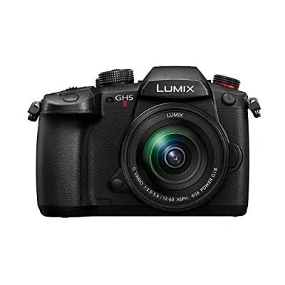 Image de Panasonic Lumix GH5M2M Appareil photo Hybride Expert + Objectif 12 60mm (Capteur 4/3 20.3MP, Double stab., C4K 60p, 4:2:2 10bit, Live Stream., Tropicalisé) Noir Version Française