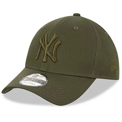 Image de New Era York Yankees Cap 9forty Snapback Verstellbar Basecap MLB Kappe Baseball Oliv One Size