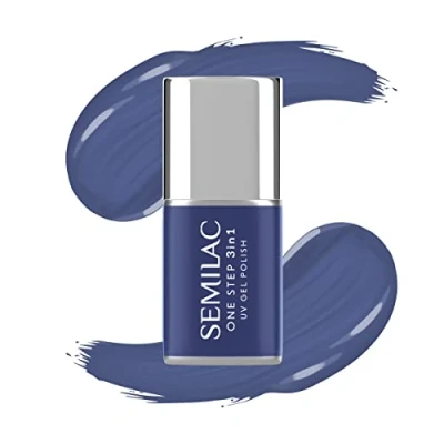 Image de Semilac One Step Vernis à ongles UV 3 en 1 S850 Calm Ocean Blue 7 ml